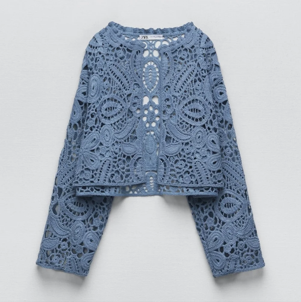 BNWT!Limited edition Zara Open Macrame knit cardigan, size (M-L) - Picture 4 of 7